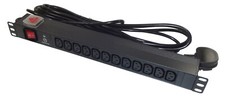 12 way SURGE PROTECTED IEC C13