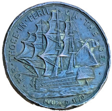 Liverpool Seamen's Friend Society Medal Nelson / HMS Victory Philip Vaugton #B6