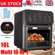 Multi 10-in-1 Air Fryer 10L Large Capacity Oven Healthy Frying Cooker Oil Free