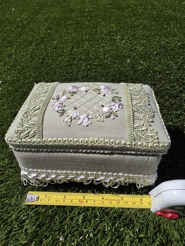 Fabric trinket box - trinket, sewing