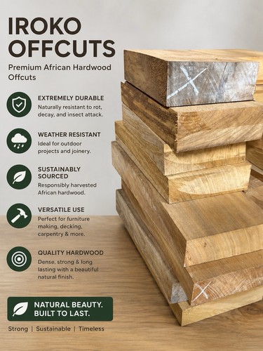Iroko hardwood timber - timber,