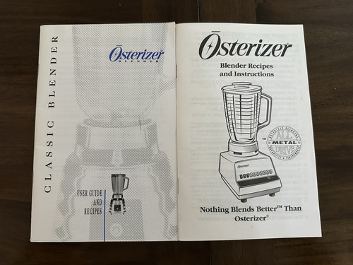 Osterizer blender instructions - osterizer,