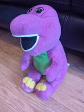 Vintage Barney Dinosaur Plush 12" Lyons Group Stuffed Animal Toy 2014