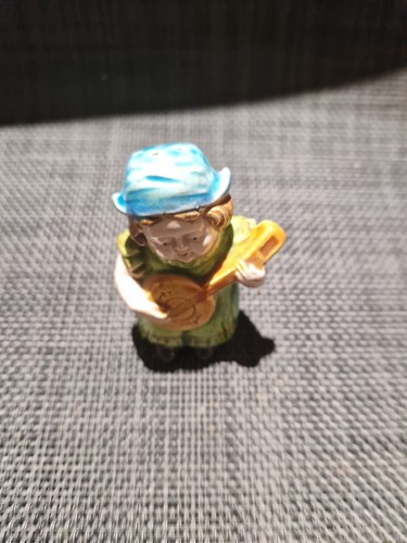Vintage ceramic boy musician - vintage,
