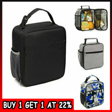 Insulated Lunch Bag Box for Women Men Thermos Cooler Hot Cold Adult Food Tote