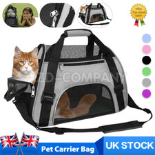 Large Pet Carrier Bag AVC Portable Soft Fabric Folding Dog Cat Puppy Travel UK