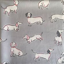 USED Cath Kidston Sausage Dog Dachshund Lightweight Cotton Fabric Assorted Sizes