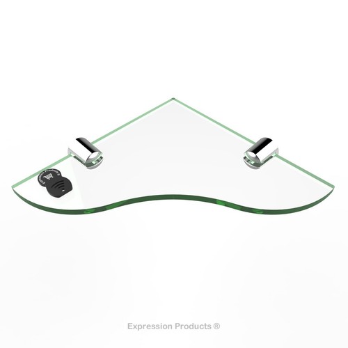 Acrylic corner safety shelf - acrylic,