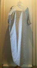 2 Pack Hospital Gown Lapover Diamond Patient Polycotton Colour Coded Tied NEW