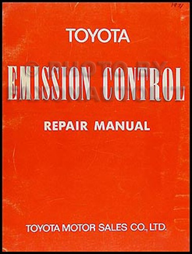 1971 toyota emission repair - 1971,