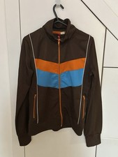 Vintage Brown Tracksuit Top, 70s/80s, Uk Size 8-10, Ladies