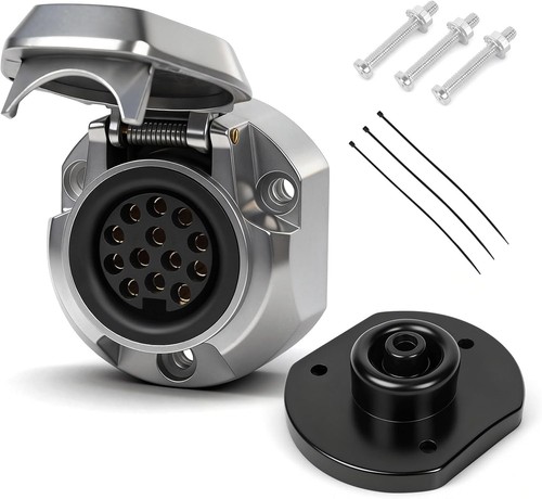 Waterproof trailer socket - waterproof, 13