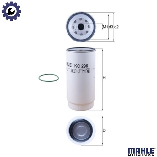 Fuel filter 296d for - fuel, daf