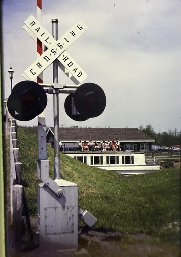 Vintage photo slide railroad - vintage,