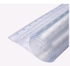 Vinyl Plastic Carpet Protector Clear Runner Hallway Film Mat Roll - 1ft x 27inch