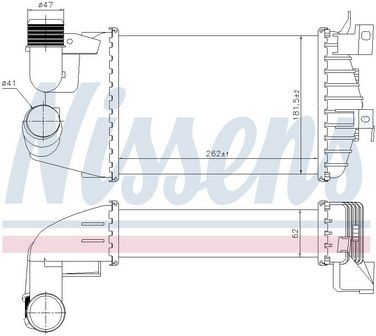 Nissens intercooler for - intercooler,
