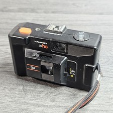 Hanimex 35HS 35mm Compact Film Camera Black 33mm Lens, Tested & Working