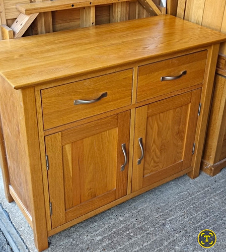Solid oak sideboard - solid,