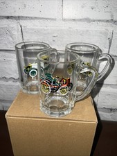 Miniature Glass Tankards - Car