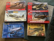 Job lot of WWII Fighter Aircraft in 1/72 scale. Six in total
