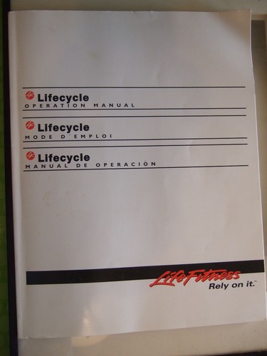 Life fitness lifecycle