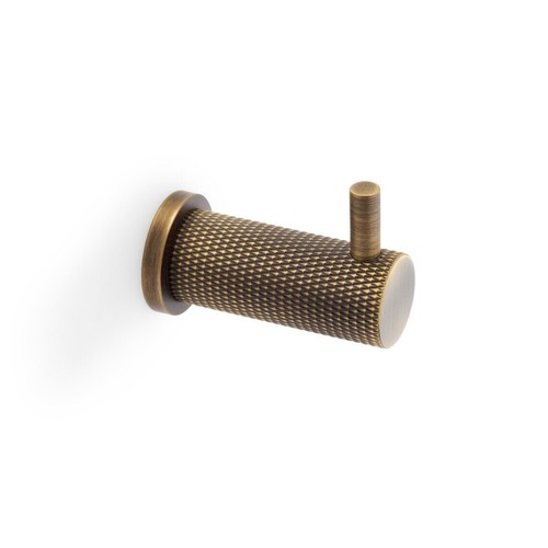 Knurled coat hook - knurled, hanger