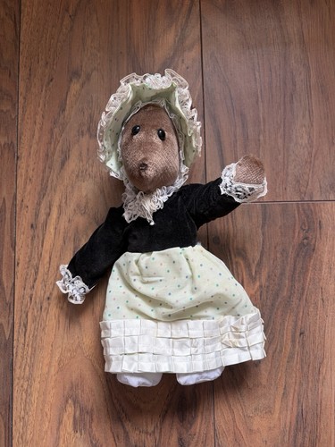 Vintage plush mouse dressed - plush,