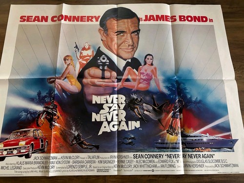 James bond never say - never,