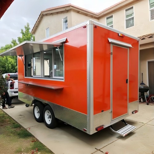Orange double axle food - double,