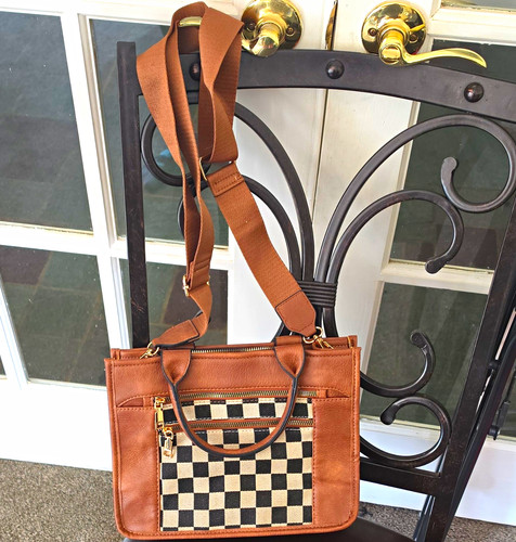 Women brown checkered - women’s,