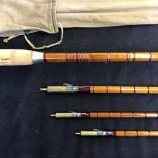 Vintage Edgar Sealey The Salar 14ft split cane salmon fishing rod