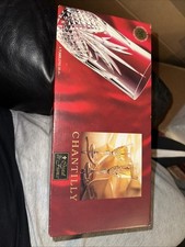 Chantilly French 24% Lead Crystal 4x 28cl French Tumblers Great Condition Wh Box