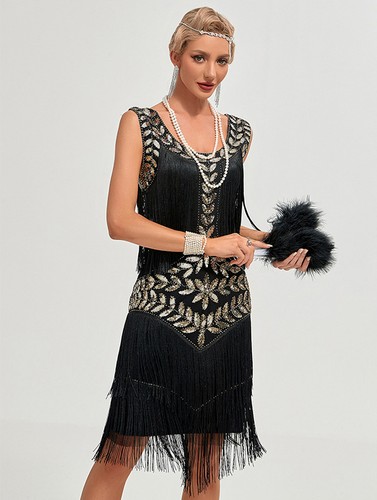 Plus size 1920s sequins - 1920s,