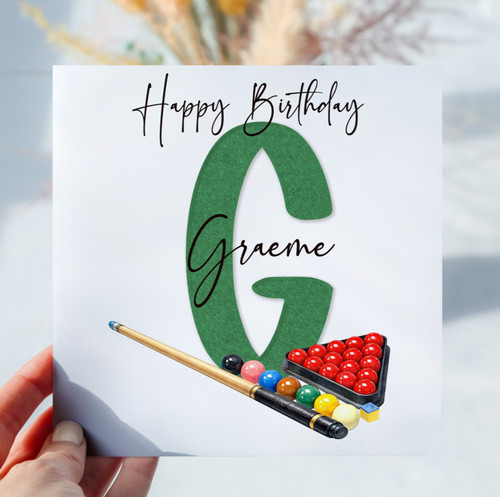 Personalised snooker theme - snooker,