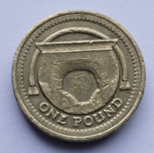  2006 old round one pound £1 coin "Egyptian Arch Railway Bridge" circulated