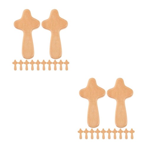 24pcs small wooden cross - small,