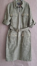 Sharagano khaki military dress