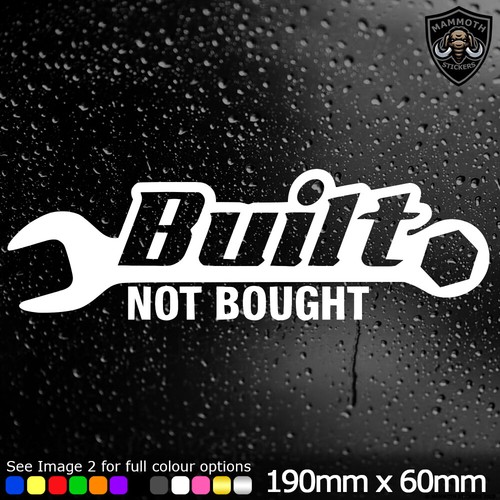 Built not bought funny car - built,