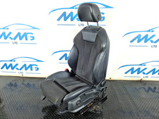 16-19 AUDI A4 B9 S-LINE FRONT PASSENGER HEATED HALF LEATHER SEAT