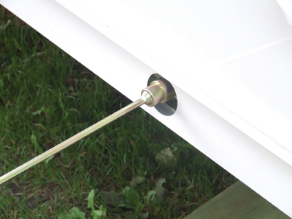 19mm caravan corner steady - corner,