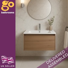Oak wall hung - wall, vanity