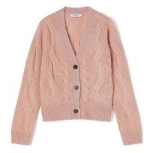 LK BENNETT Pink Cardigan  Wool