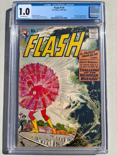 Flash 110 1960 comics - flash,