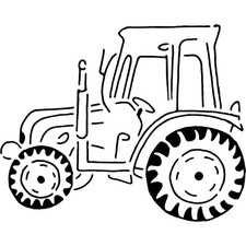 'Tractor' Stencils / Templates (WS021365)