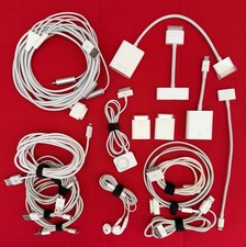 Job lot of various Apple cables and adapters