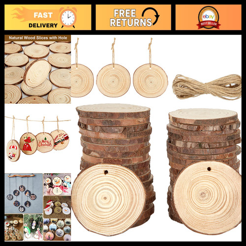 Pcs natural wood slices - wood,