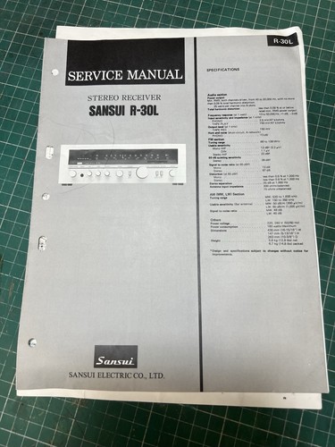 Sansui 30ll receiver service - receiver,