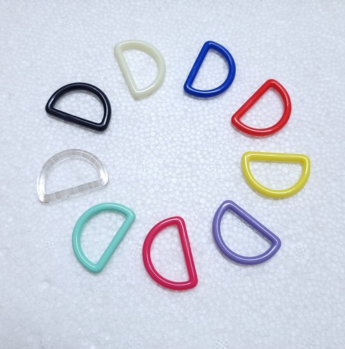 20mm plastic ring 10 black - d,