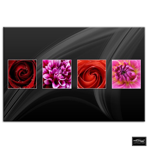 Botanical rose pink - botanical, red