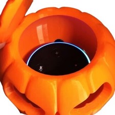 Halloween pumpkin echo dot - halloween,